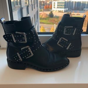 Charles by Charles David studded leather boots